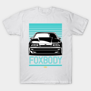 Foxbody 5.0 Ford Mustang 4 Eye T-Shirt